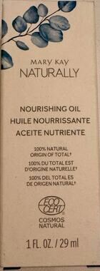 NIB Mary Kay Naturally Nourishing Oil 100% Natural 1 fl oz 110064